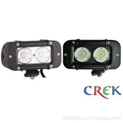 Black 5 Inch 20W Single Row Automotive LED Light Bar Spot B